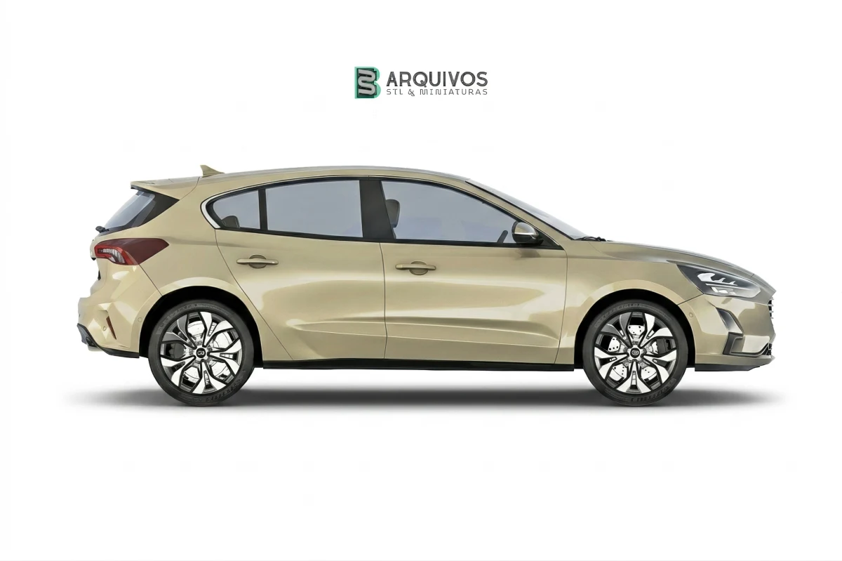 Modelo 3D STL - Ford Focus 1.0 Ecoboost 2018 — foto 6